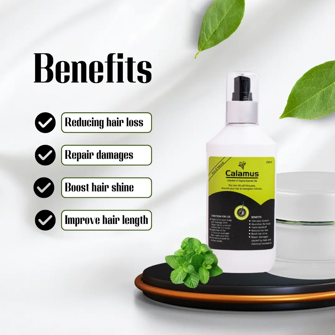 Best hair oil for hair growth calamus hair oil - Image 3